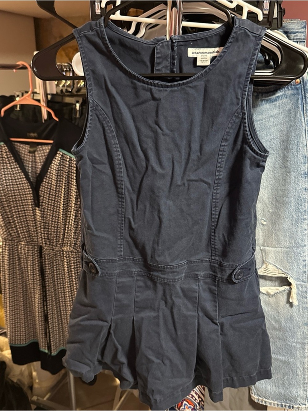 Amazon Essentials Navy Sleeveless Romper